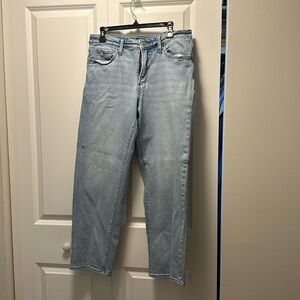 Old Navy lightwash Wow loose high rise jeans